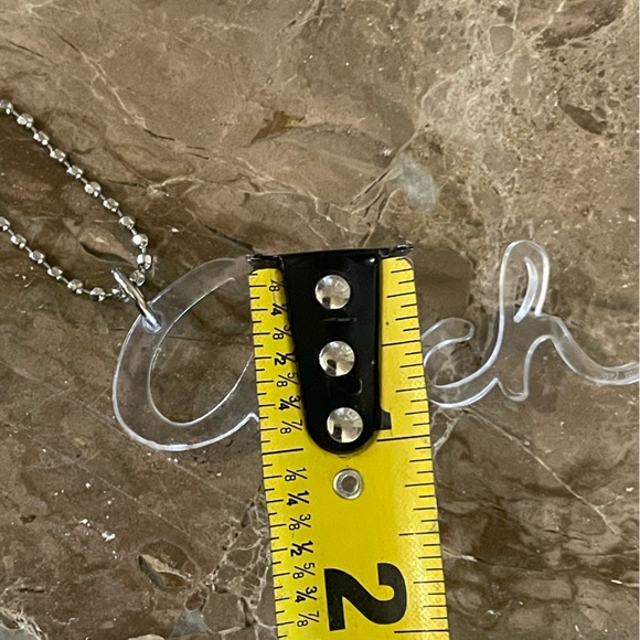 COACH Poppy Clear Acrylic Script Hangtag Replacement Charm - Picture 13 of 14